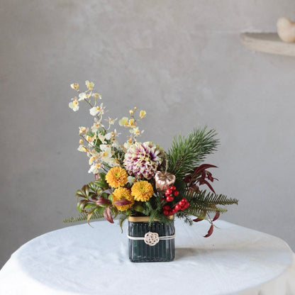 迎春アレンジメント　ｰすみれ-