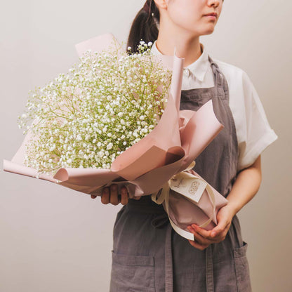 カスミソウの花束